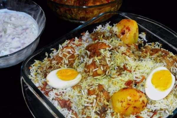 Egg Dum Biryani